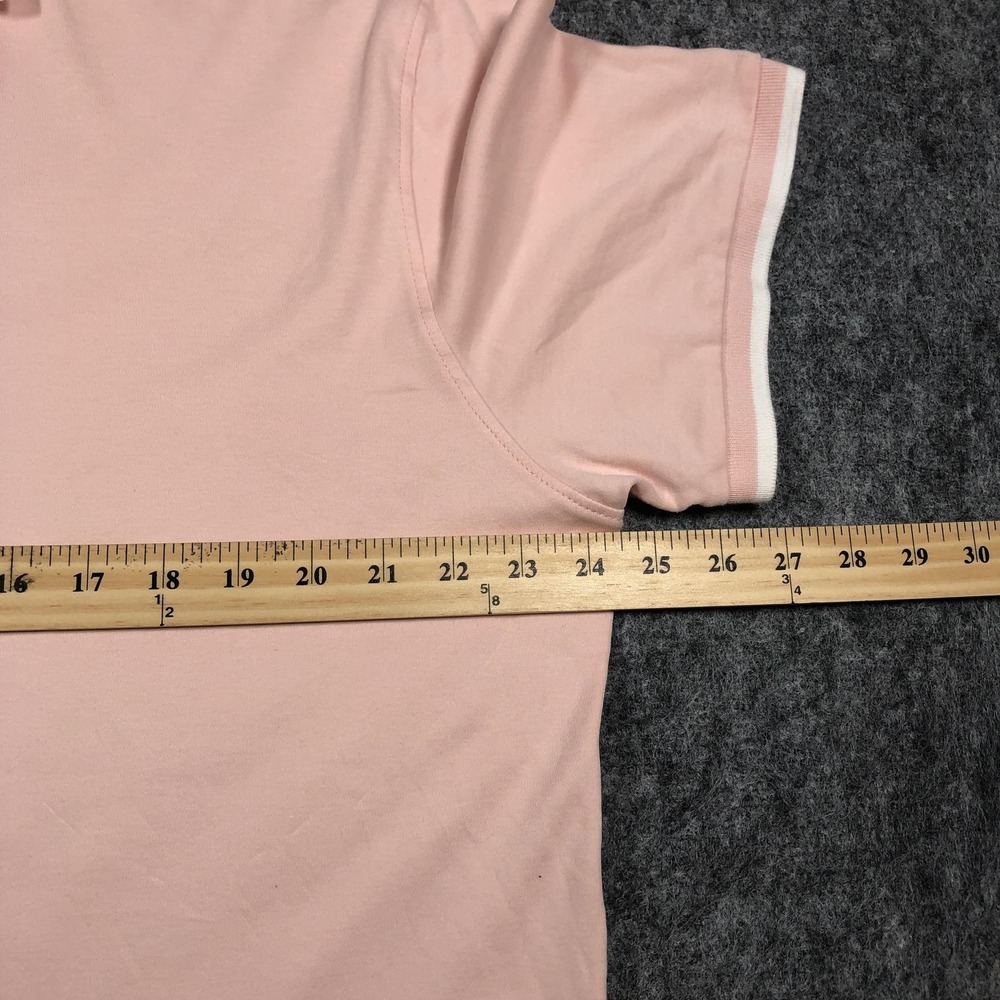 Banana Republic Polo Shirt Mens XL Pink Luxury Touch Performance Cotton Casual - Picture 9 of 15